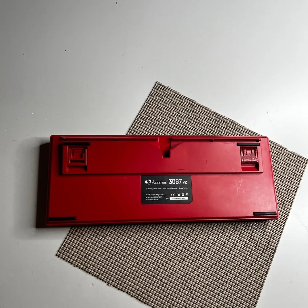 Akko 3087 v2 One Piece Mechanical Keyboard Red TKL Wired Gaming Anime Edition